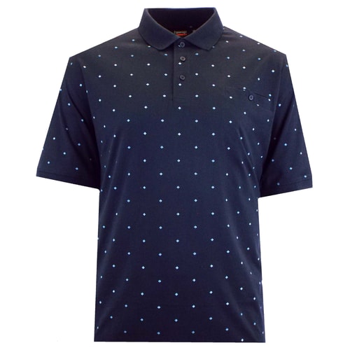 Espionage Smart Jersey Polo Shirt Navy